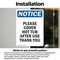 Signmission Please Cover Hot Tub After Use Thank You, 10 in W x Rectangle, Vinyl Decal OS-2PACK-NS-D-1014-V-17359 - alternate 3